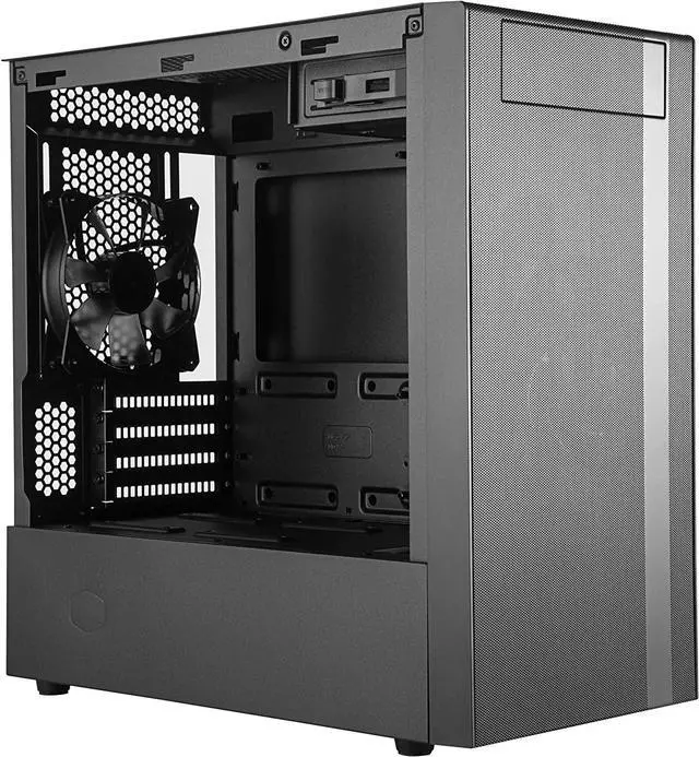 Alt view image 3 of 4 - Cooler Master MasterBox NR400 Black MicroATX Mini Tower Desktop Computer Case