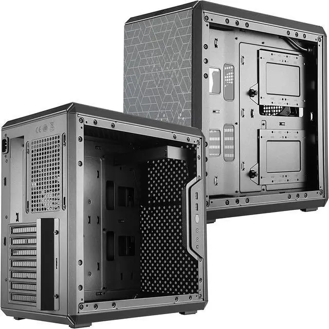 Alt view image 3 of 4 - Cooler Master MasterBox Q500L Black MicroATX Mid Tower Desktop Computer Case