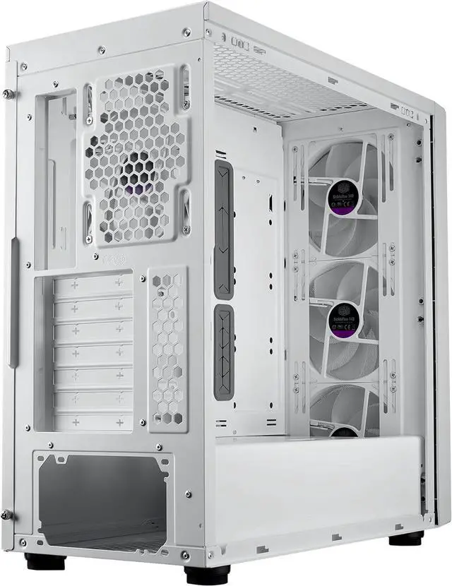 Alt view image 3 of 4 - Cooler Master Masterbox 600 White MB600-WGNN-S00 ATX Mid Desktop Computer Case