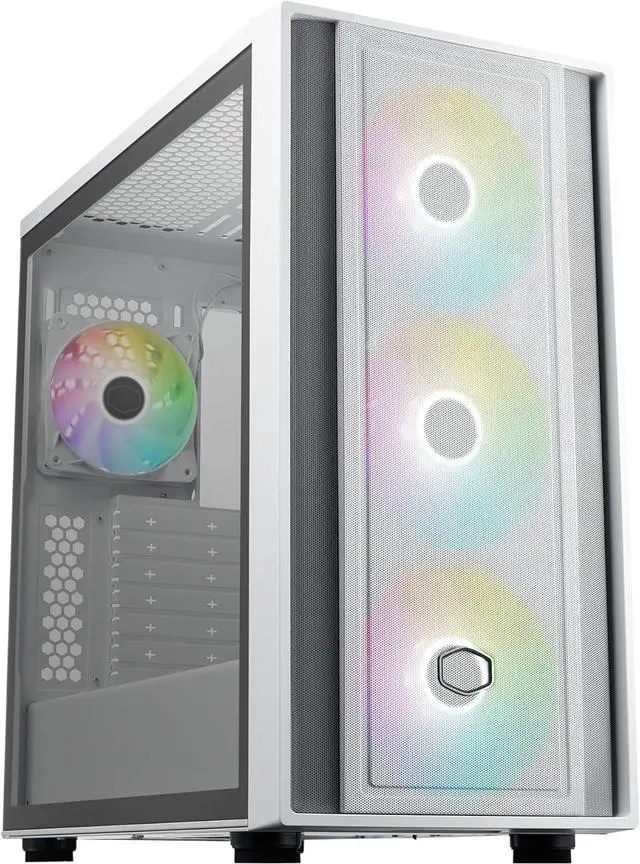 Main image of Cooler Master Masterbox 600 White MB600-WGNN-S00 ATX Mid Desktop Computer Case