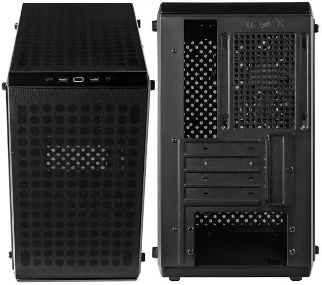 Alt view image 2 of 3 - Cooler Master Q300L V2 Black Mini-ITX Mini Tower Desktop Computer Case