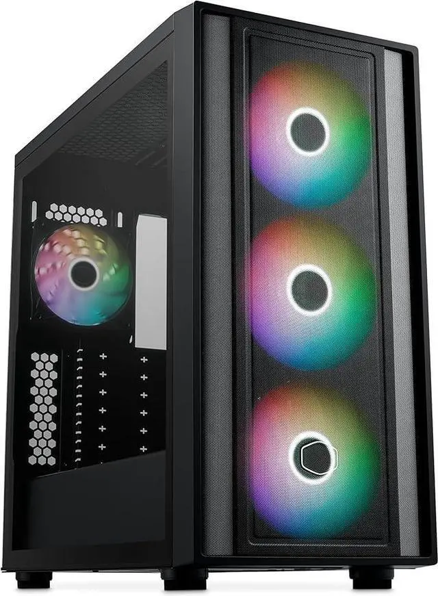 Main image of Cooler Master MasterBox 600 ATX Black Mid-Tower Computer Case