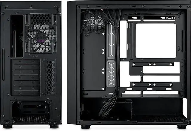 Alt view image 3 of 4 - Cooler Master MasterBox 600 ATX Black Mid-Tower Computer Case