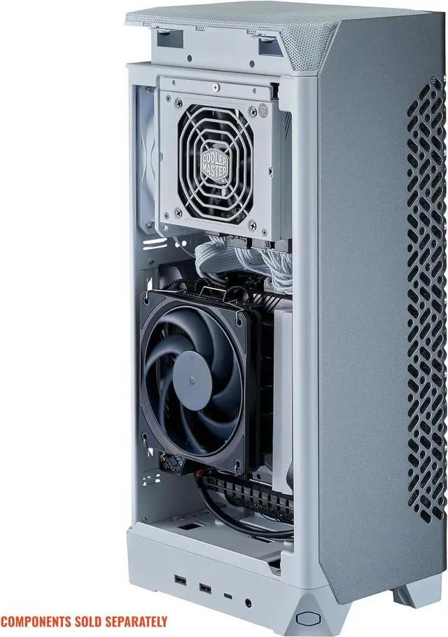 Alt view image 2 of 2 - Cooler Master NCORE 100 Air White Mini-ITX Computer Case