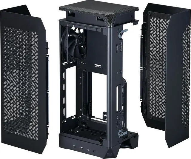 Alt view image 3 of 3 - Cooler Master NCORE 100 Air Mini-ITX Computer Case