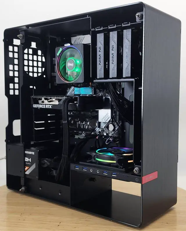 Alt view image 2 of 7 - Gaming PC Ryzen 7 5800XT 16GB RAM 1TB SSD RTX 4060 8GB Windows 11 Computer