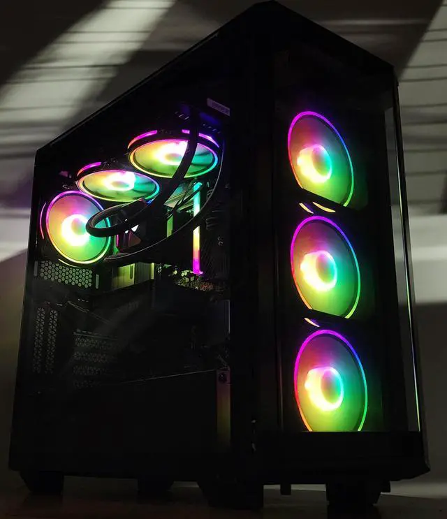 Alt view image 3 of 7 - Gaming PC Ultra 5 250KF 16GB RAM 2TB SSD RTX 5060 8GB Windows 11 Computer