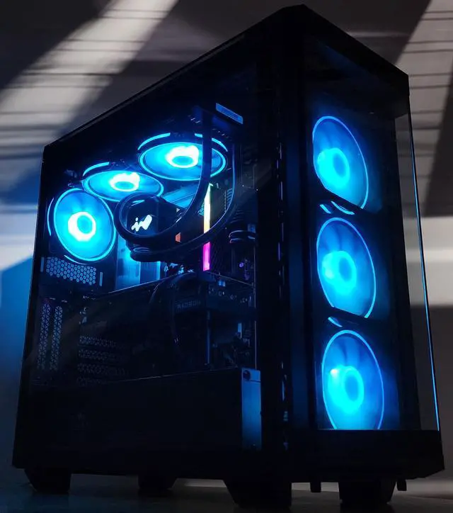 Alt view image 3 of 7 - Gaming PC Ultra 5 250KF 16GB RAM 2TB SSD RX 7800 XT 16GB Windows 11 Computer