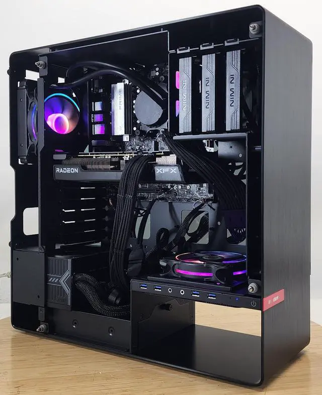 Alt view image 2 of 7 - Gaming PC Ryzen 5 7600X 16GB RAM 512GB SSD+2TB HDD RX 7600 XT 16GB Win11 PC