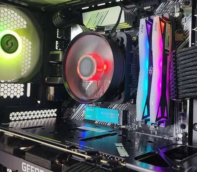Alt view image 2 of 7 - Gaming PC Ryzen 7 5700X 16GB RAM 1TB SSD RTX 3070 8GB Windows 11 Computer
