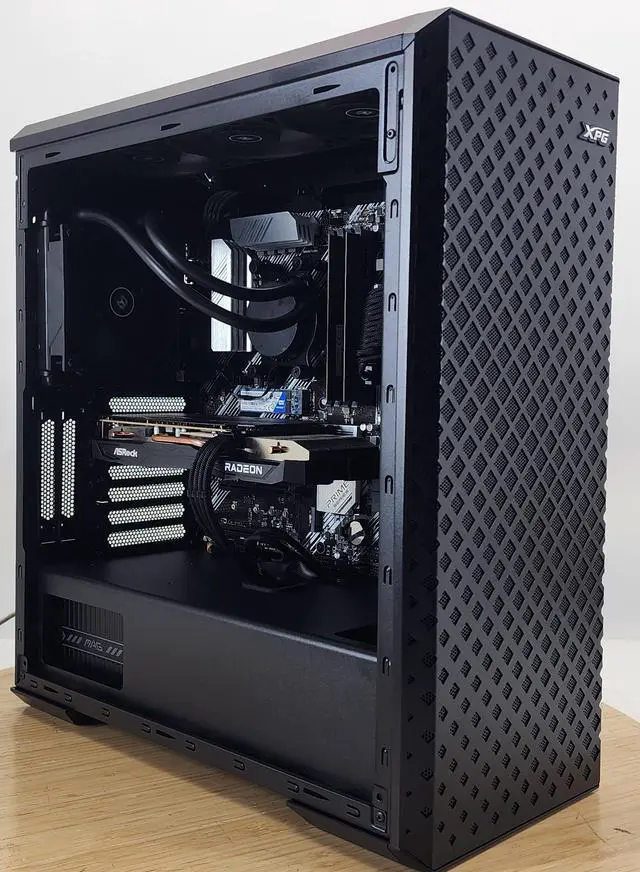 Alt view image 2 of 7 - Gaming PC Ryzen 7 5700X 16GB RAM 500GB SSD RX 7600 8GB Windows 11 Computer