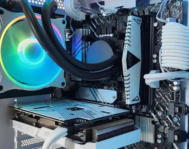 Alt view image 2 of 7 - Gaming PC i5-12400F 16GB RAM 256GB SSD + 500GB HDD RTX 3060 8GB Win11 Computer