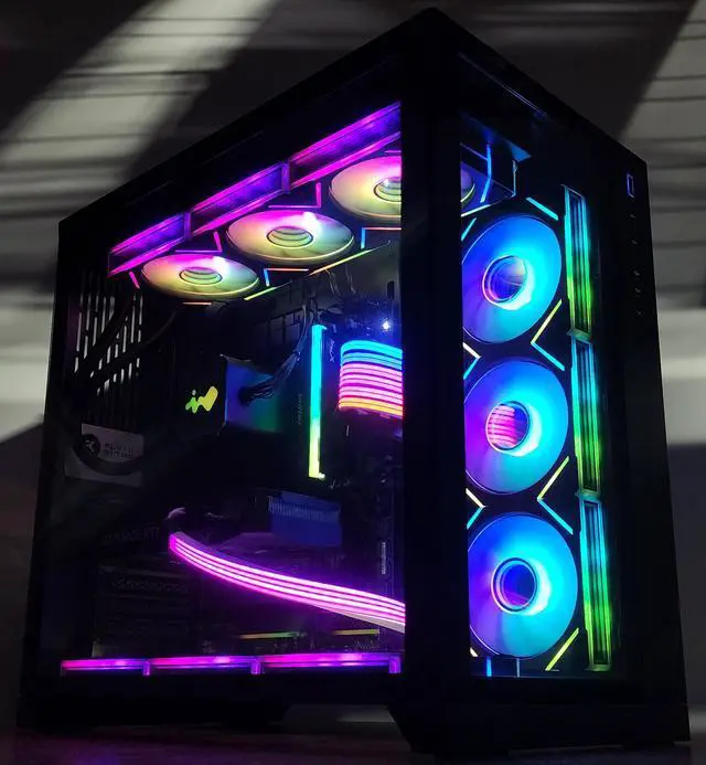 Alt view image 3 of 7 - Gaming PC Ryzen 7 7800X3D 16GB RAM 2TB SSD RTX 5060 Ti 16GB Windows 11 Computer