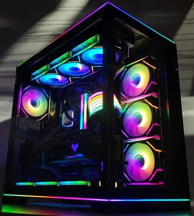 Alt view image 3 of 7 - Gaming PC Ryzen 9 9950X3D 32GB RAM 2TB SSD RTX 4080 SUPER 16GB Win11 Computer