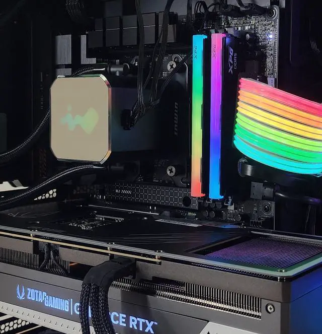 Alt view image 2 of 7 - Gaming PC Ryzen 7 9800X3D 32GB RAM 2TB SSD RTX 4070 Ti SUPER 16GB Win11 Computer