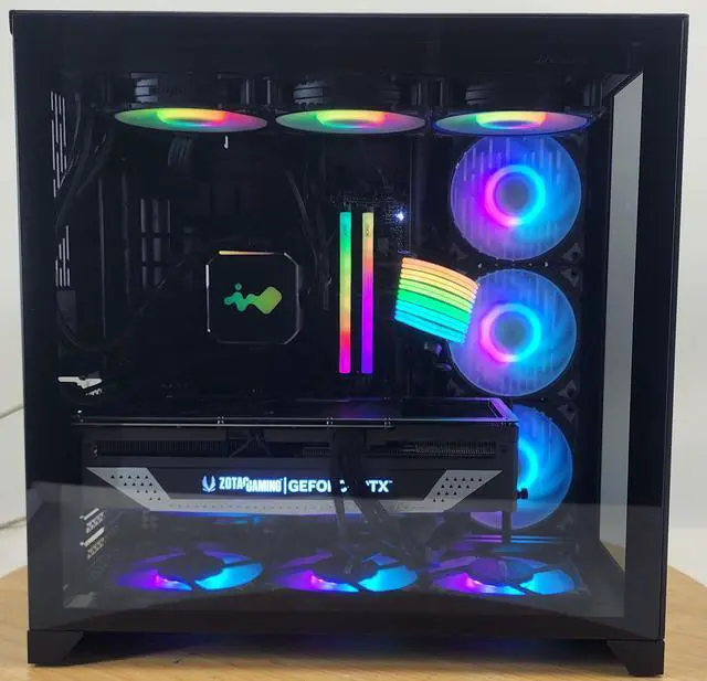 Alt view image 4 of 7 - Gaming PC Ryzen 7 9800X3D 32GB RAM 2TB SSD RTX 4070 Ti SUPER 16GB Win11 Computer
