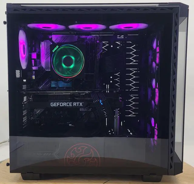 Alt view image 4 of 7 - Gaming PC Ryzen 7 5800XT 16GB RAM 1TB SSD RTX 3070 Ti 8GB Windows 11 Computer