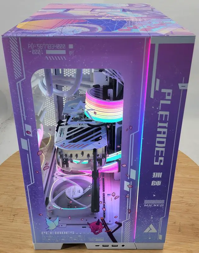 Alt view image 5 of 7 - Gaming PC Ryzen 7 7800X3D 32GB RAM 2TB SSD RX 9070 XT 16GB Windows 11 Computer