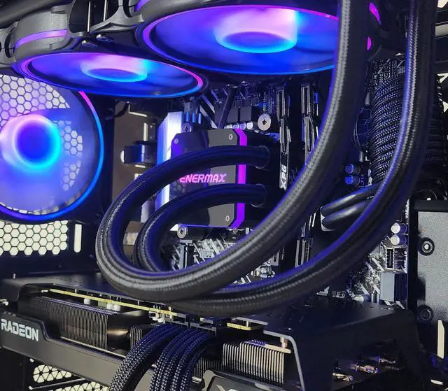 Alt view image 2 of 7 - Gaming PC i5-12600KF 16GB RAM 1TB SSD RX 7600 XT 16GB Windows 11 Computer