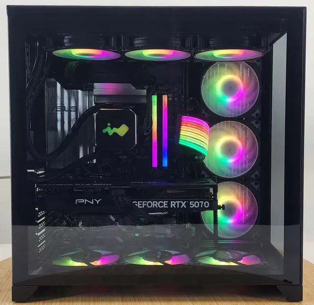 Alt view image 4 of 7 - Gaming PC Ultra 7 270K 32GB RAM 1TB SSD RTX 5070 12GB Windows 11 Computer