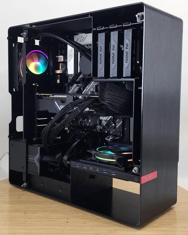 Alt view image 2 of 7 - Gaming PC Ryzen 5 5500 16GB RAM 240GB SSD+500GB HDD RTX 2070 SUPER 8GB Win11 PC