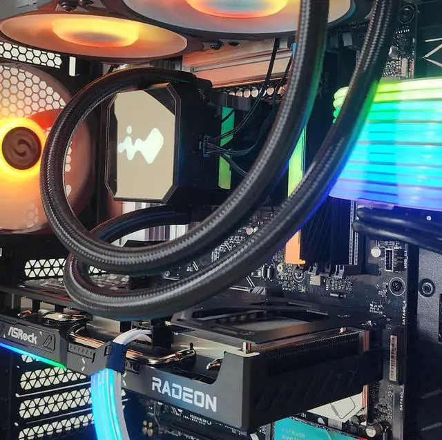 Alt view image 2 of 7 - Gaming PC Ultra 5 250KF 16GB RAM 1TB SSD RX 9060 XT 16GB Windows 11 Computer