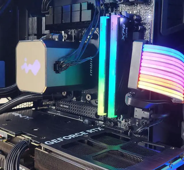 Alt view image 2 of 7 - Gaming PC Ryzen 7 9850X3D 32GB RAM 2TB SSD RTX 4070 Ti SUPER 16GB Win11 Computer