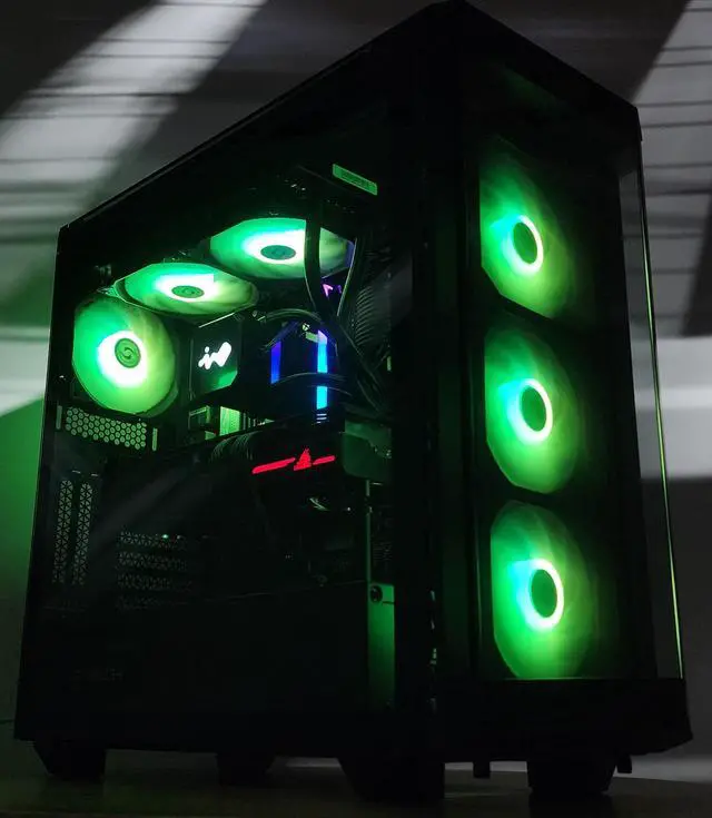 Alt view image 3 of 7 - Gaming PC Ryzen 5 7600X 16GB RAM 1TB SSD RX 6800 XT 16GB Windows 11 Computer