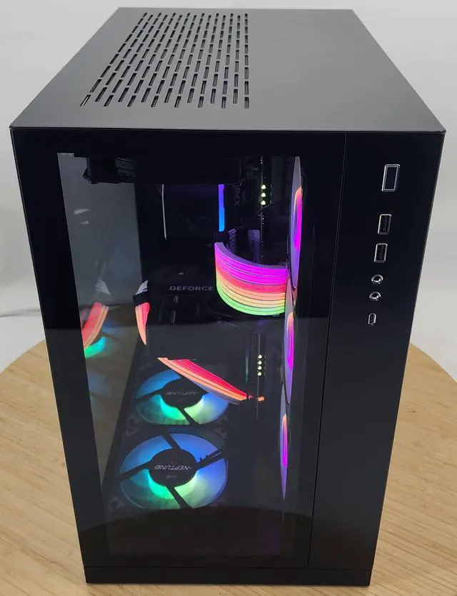Alt view image 5 of 7 - Gaming PC i7-14700KF 32GB RAM 1TB SSD RTX 4070 12GB Windows 11 Computer