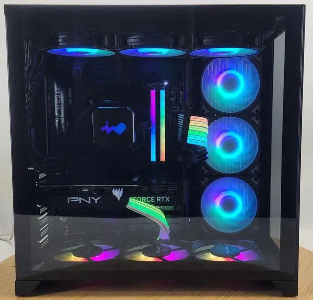 Alt view image 4 of 7 - Gaming PC i7-14700KF 32GB RAM 1TB SSD RTX 4070 12GB Windows 11 Computer