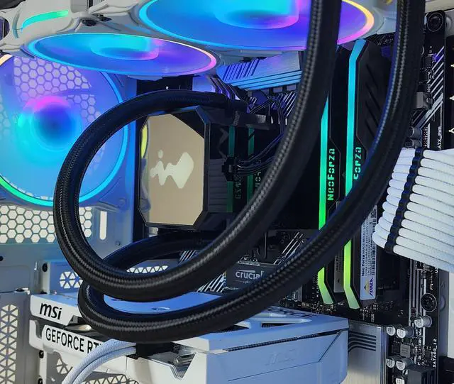 Alt view image 2 of 7 - Gaming PC Ryzen 7 5700X 16GB RAM 500GB SSD RTX 5060 8GB Windows 11 Computer