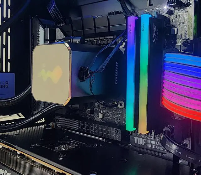 Alt view image 2 of 7 - Gaming PC i7-14700KF 32GB RAM 1TB SSD RX 7800 XT 16GB Windows 11 Computer