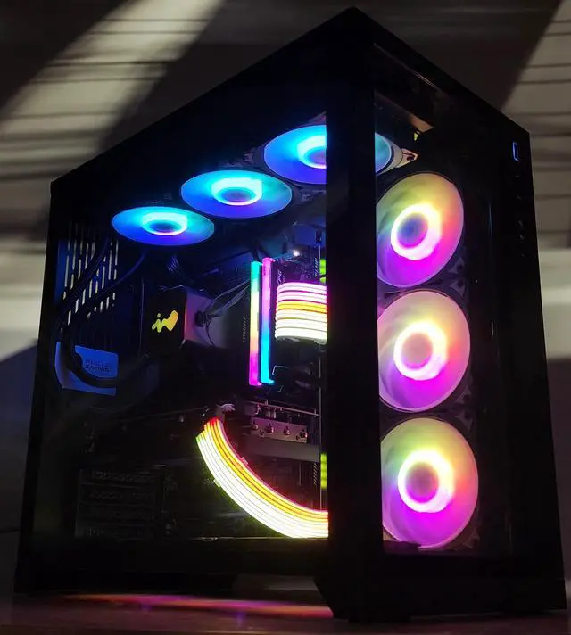 Alt view image 3 of 7 - Gaming PC i7-14700KF 32GB RAM 1TB SSD RX 7800 XT 16GB Windows 11 Computer