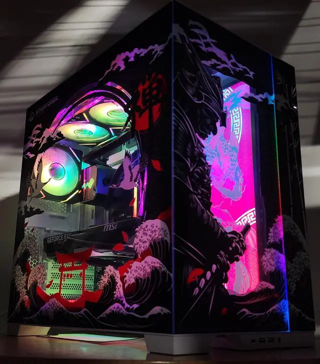 Alt view image 3 of 7 - Gaming PC Ultra 7 270K 32GB RAM 2TB SSD RTX 5070 Ti 16GB Windows 11 Computer