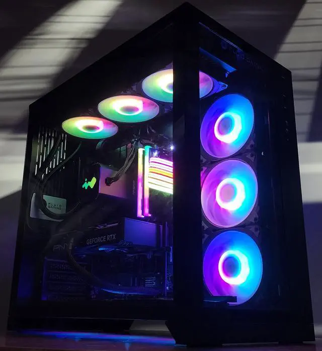Alt view image 3 of 7 - Gaming PC Ryzen 7 9700X 32GB RAM 2TB SSD RTX 4070 SUPER 12GB Windows 11 Computer