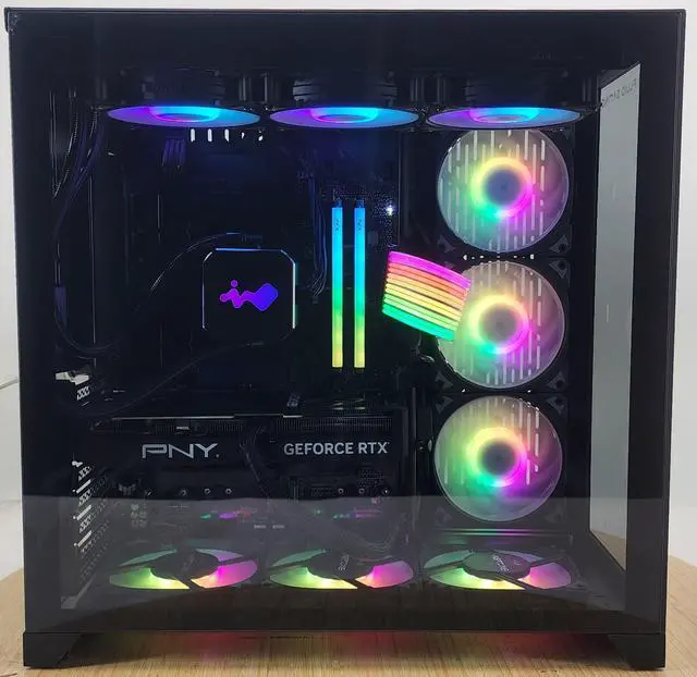 Alt view image 4 of 7 - Gaming PC Ryzen 7 9700X 32GB RAM 2TB SSD RTX 4070 SUPER 12GB Windows 11 Computer