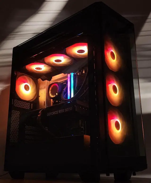 Alt view image 3 of 7 - Gaming PC Ultra 5 250KF 32GB RAM 1TB SSD RTX 5070 12GB Windows 11 Computer