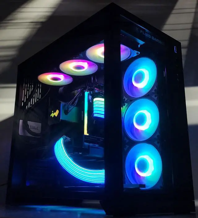 Alt view image 3 of 7 - Gaming PC Ryzen 7 7700X 16GB RAM 1TB SSD RX 7800 XT 16GB Windows 11 Computer