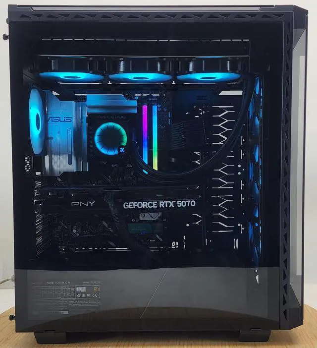 Alt view image 4 of 7 - Gaming PC Ultra 5 250KF 32GB RAM 1TB SSD RTX 5070 12GB Windows 11 Computer