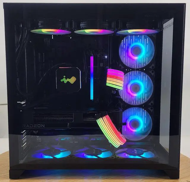 Alt view image 4 of 7 - Gaming PC Ryzen 7 7700X 16GB RAM 1TB SSD RX 7800 XT 16GB Windows 11 Computer
