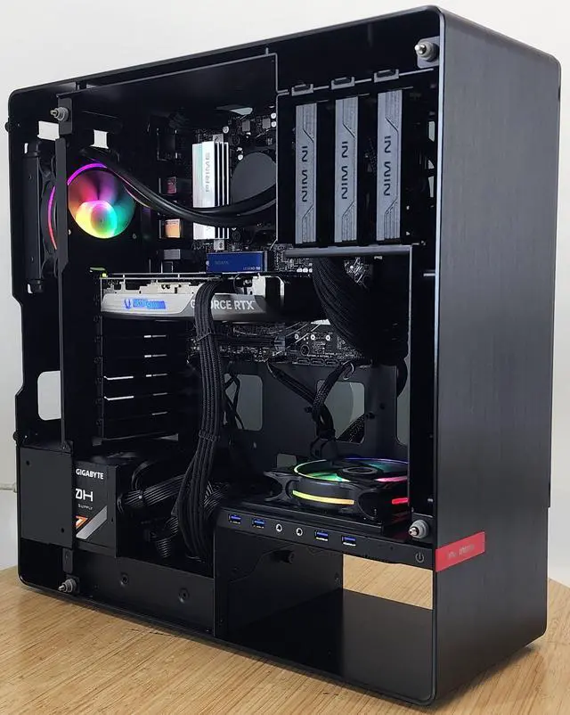 Alt view image 2 of 7 - Gaming PC Ryzen 5 7600X 16GB RAM 1TB SSD RTX 4060 Ti 16GB Windows 11 Computer
