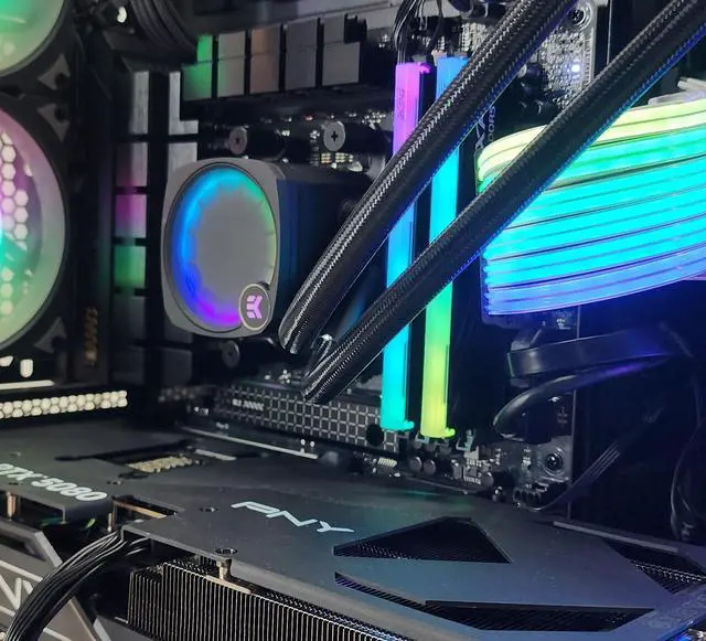 Alt view image 2 of 7 - Gaming PC Ryzen 7 9700X 32GB RAM 2TB SSD RTX 5080 16GB Windows 11 Computer