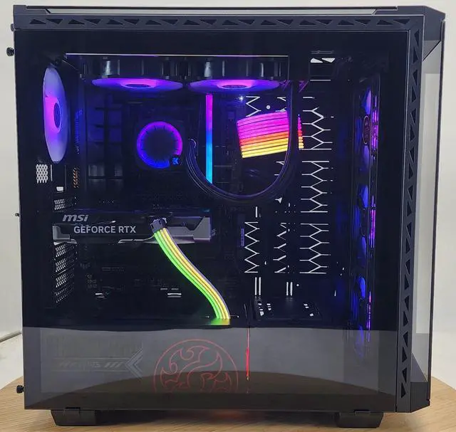 Alt view image 4 of 7 - Gaming PC Ryzen 5 7600X 16GB RAM 1TB SSD RTX 5060 8GB Windows 11 Computer