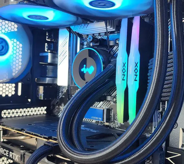 Alt view image 2 of 7 - Gaming PC Ryzen 7 5700X 16GB RAM 1TB SSD RTX 5060 8GB Windows 11 Computer