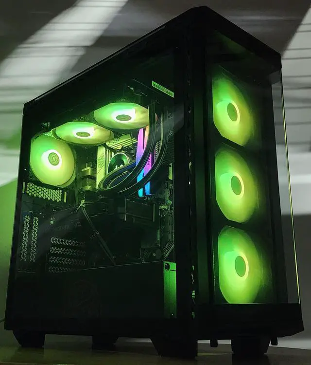 Alt view image 3 of 7 - Gaming PC Ryzen 7 5700X 16GB RAM 1TB SSD RTX 5060 8GB Windows 11 Computer