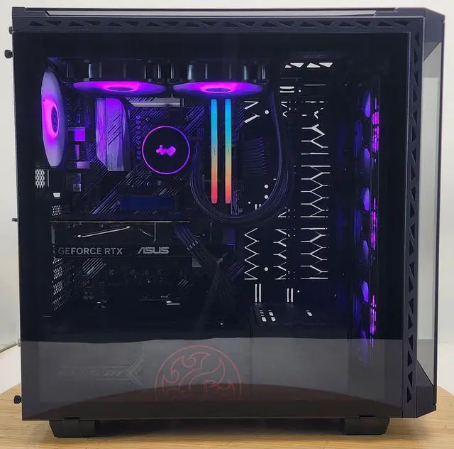 Alt view image 4 of 7 - Gaming PC Ryzen 7 5700X 16GB RAM 1TB SSD RTX 5060 8GB Windows 11 Computer