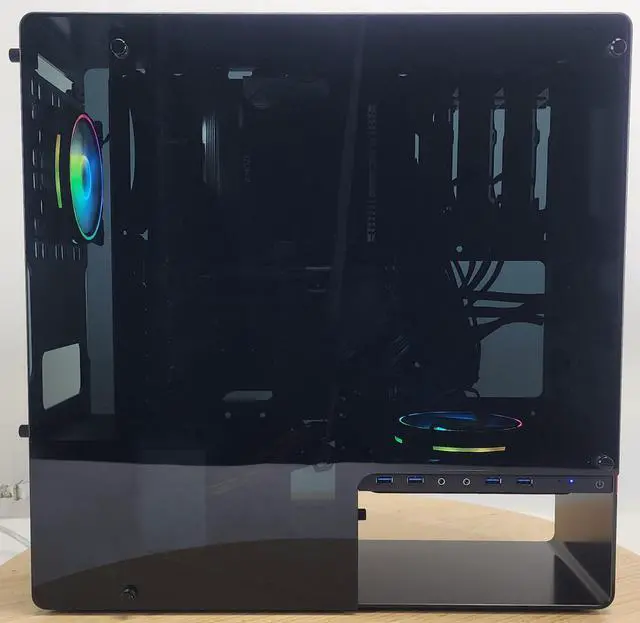 Alt view image 4 of 7 - Gaming PC Ryzen 5 5500 8GB RAM 500GB SSD RX 6400 4GB Windows 11 Computer
