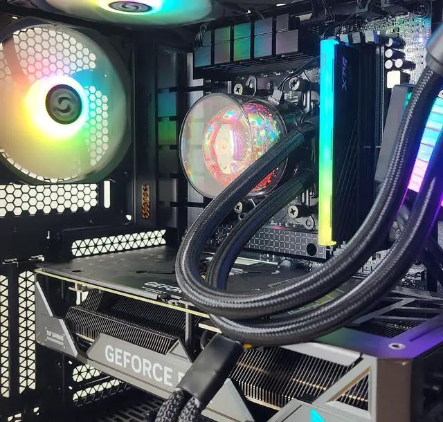 Alt view image 2 of 7 - Gaming PC Ryzen 7 7700X 16GB RAM 1TB SSD RTX 4070 Ti 12GB Windows 11 Computer