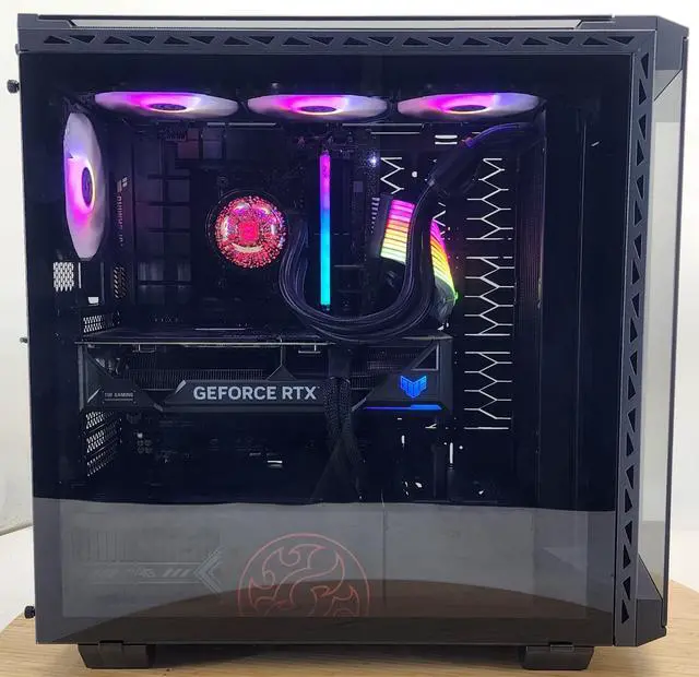 Alt view image 4 of 7 - Gaming PC Ryzen 7 7700X 16GB RAM 1TB SSD RTX 4070 Ti 12GB Windows 11 Computer