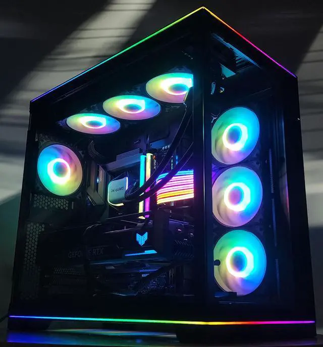 Alt view image 3 of 7 - Gaming PC Ultra 7 270K 32GB RAM 2TB SSD RTX 4080 16GB Windows 11 Computer